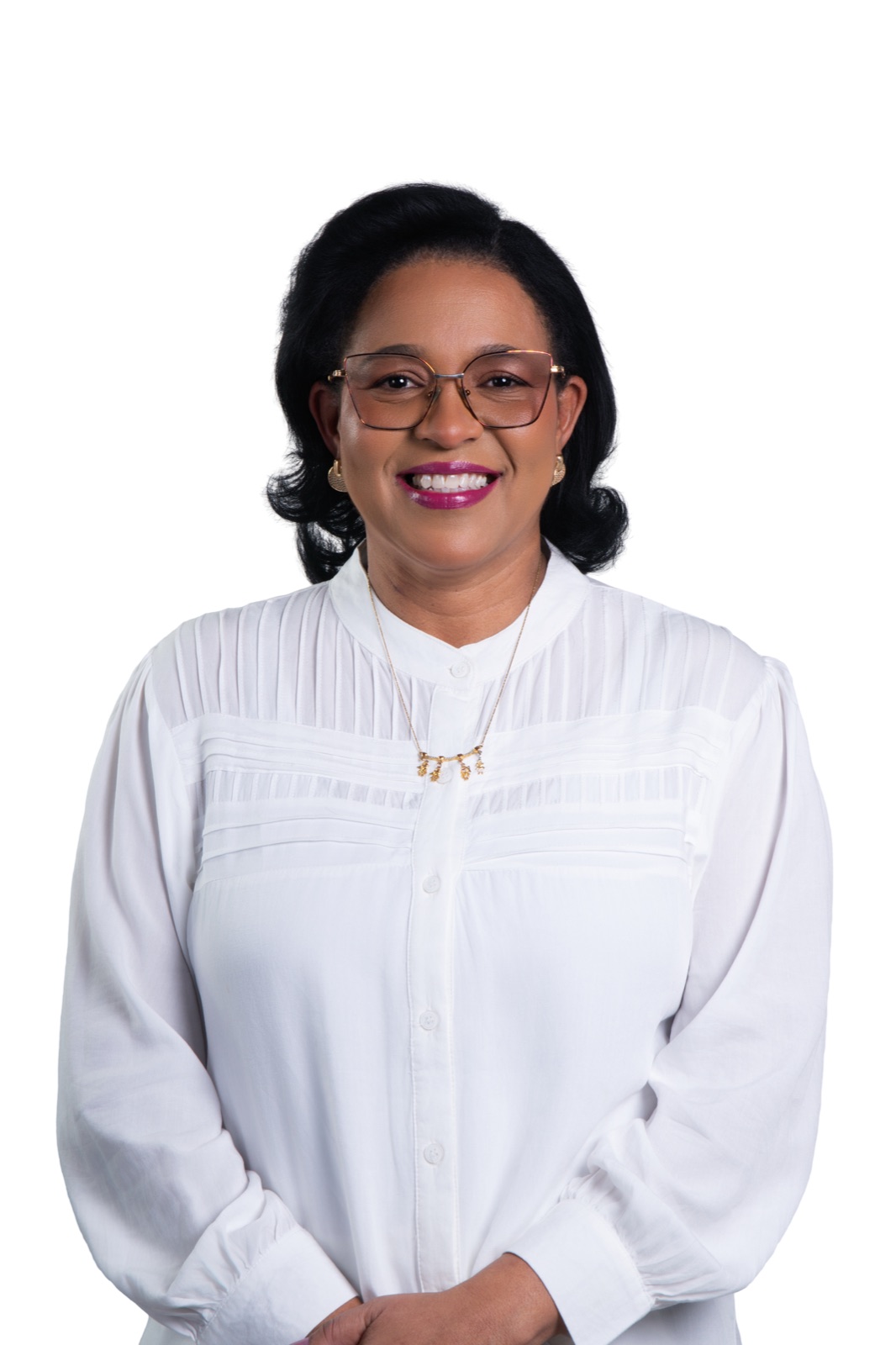 Vera Pinheiro, candidata a Deputada Federal por Santa Catarina, sorrindo